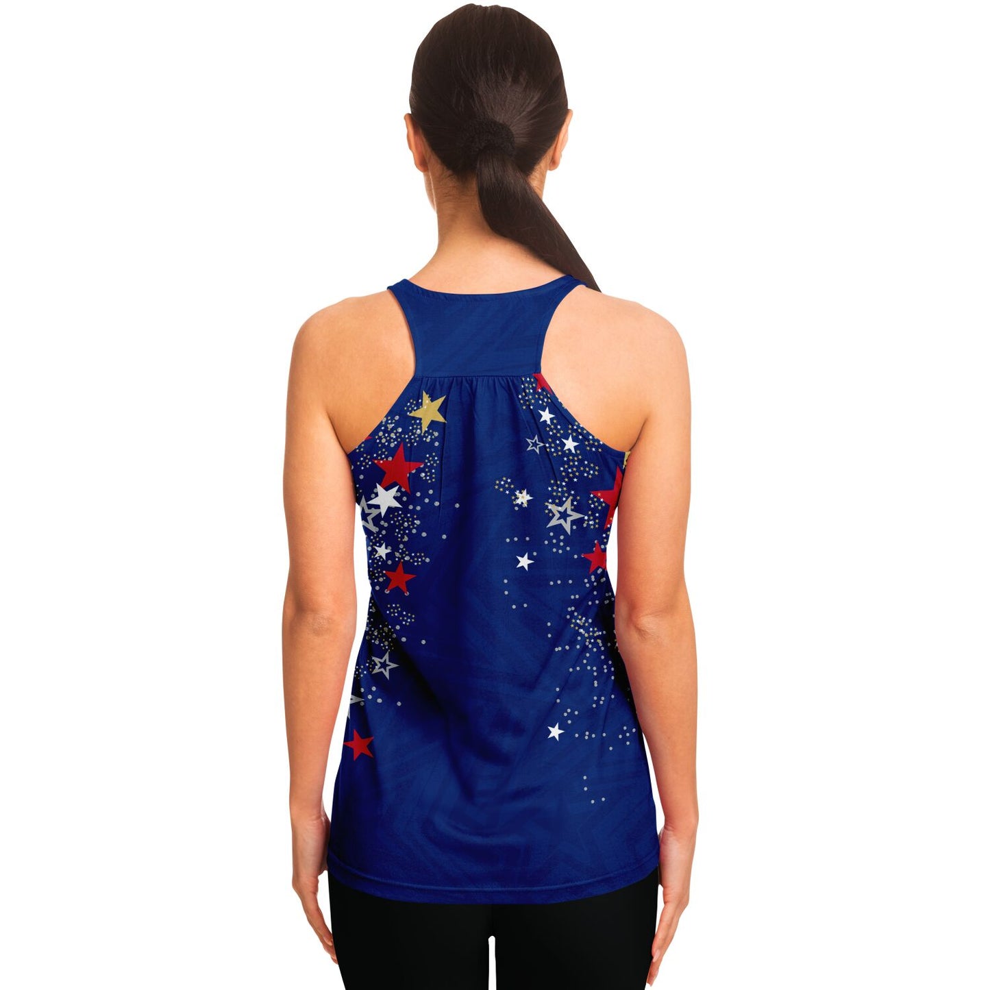 USA 2021 Olympic Gymnastics Inspired Racerback Top