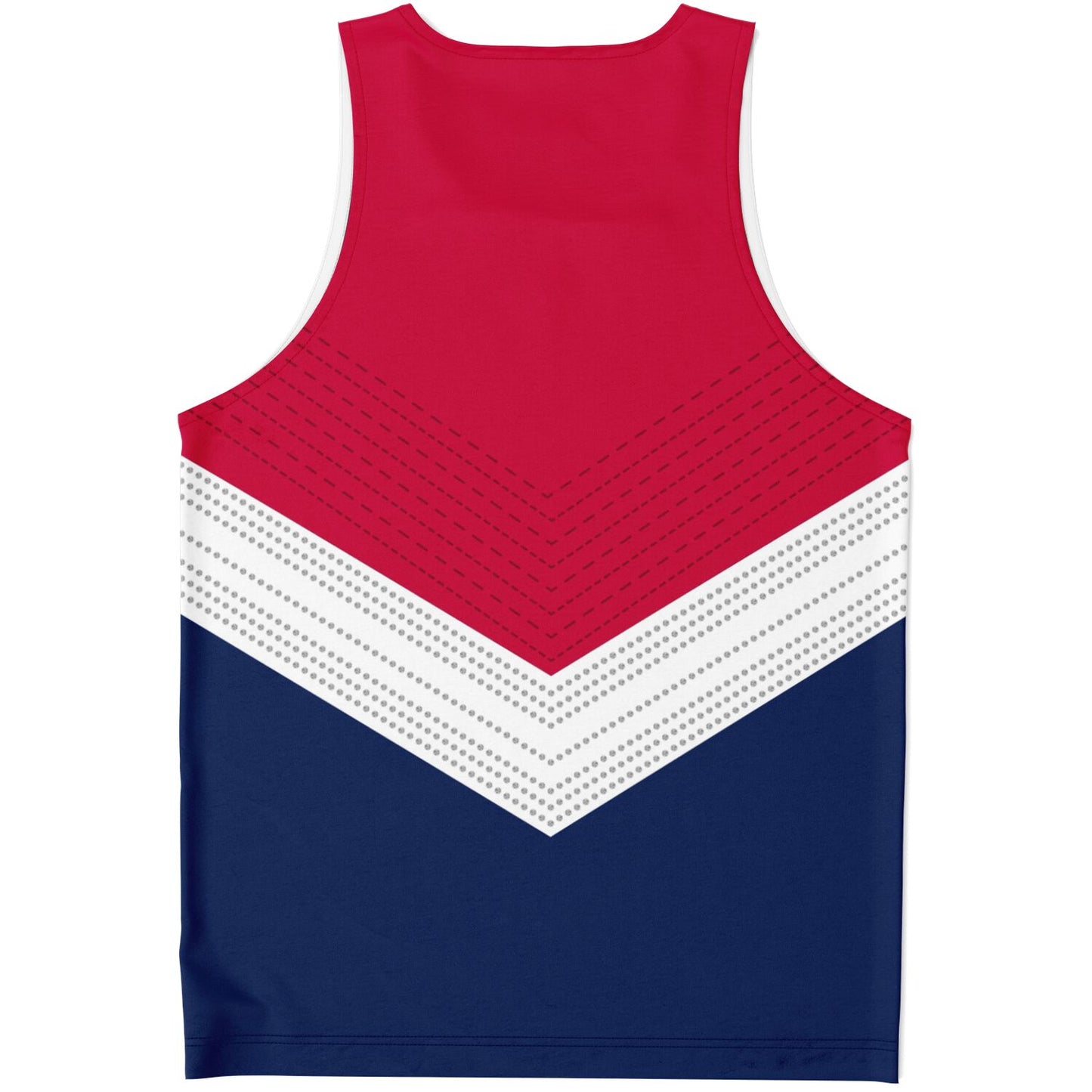 USA 2021 Olympic Gymnastics Inspired Red, White, Blue Unisex Tank Top